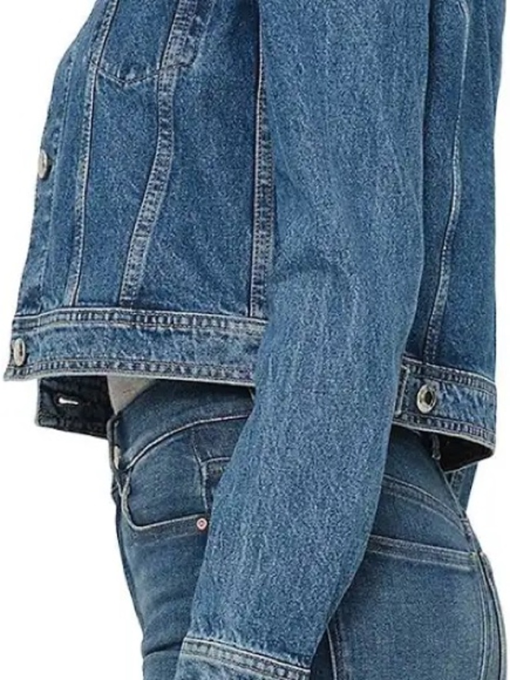 NWT (size small) Dl1961 Vika Classic Denim Jacket - Picture 3 of 7